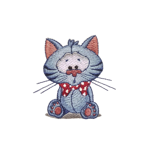Cute Cat Embroidery Design