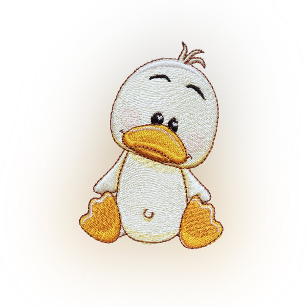 Cute Duck Embroidery Design