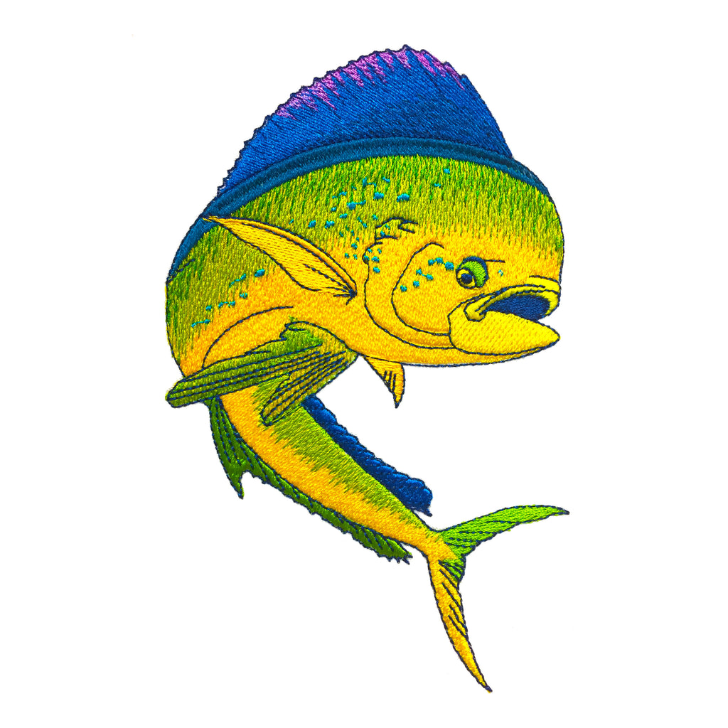Mahi-Mahi Dolphinfish Embroidery Design